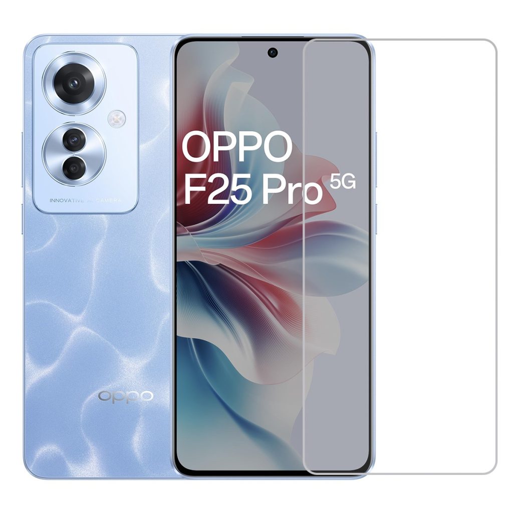 Folie Securizata pentru Oppo F25 Pro, Flippy, Sticla Securizata 3D, High Definition Ultra Clear 2.5 HD, Margini Arc, 0.3 mm, Anti Zgirieturi, Anti bule, TransparentaFolie de Sticla Transparenta, 3D Compatibila cu Oppo F25 Pro