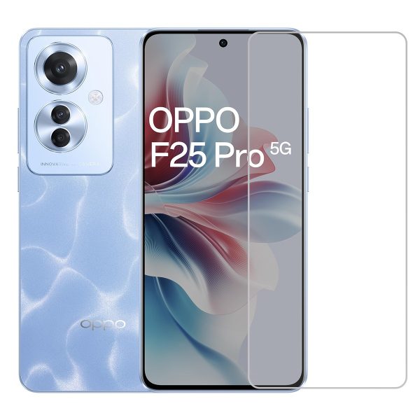 Folie Securizata pentru Oppo F25 Pro, Flippy, Sticla Securizata 3D, High Definition Ultra Clear 2.5 HD, Margini Arc, 0.3 mm, Anti Zgirieturi, Anti bule, TransparentaFolie de Sticla Transparenta, 3D Compatibila cu Oppo F25 Pro