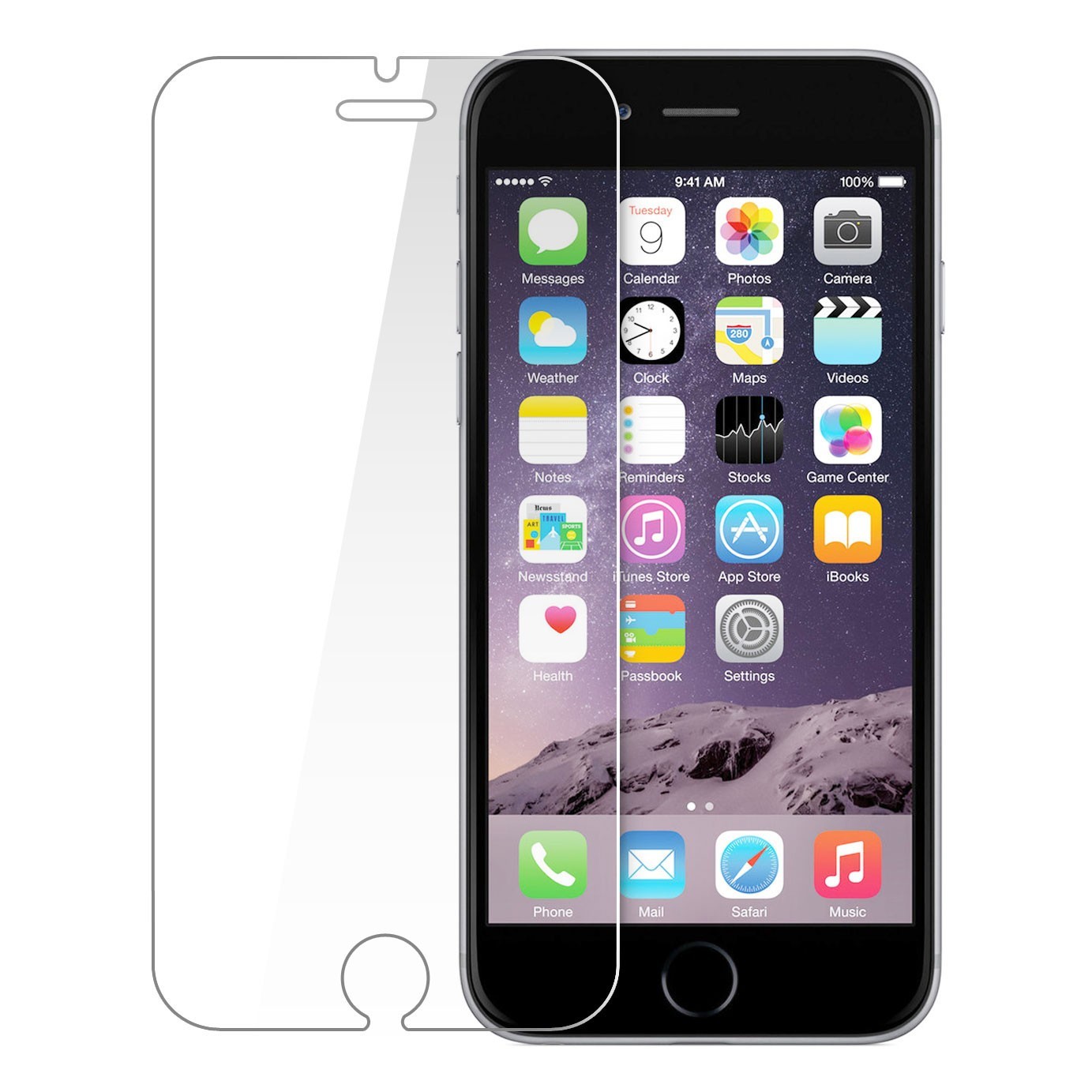 Folie Sticla Apple iPhone 6/6S Transparent - Image 2