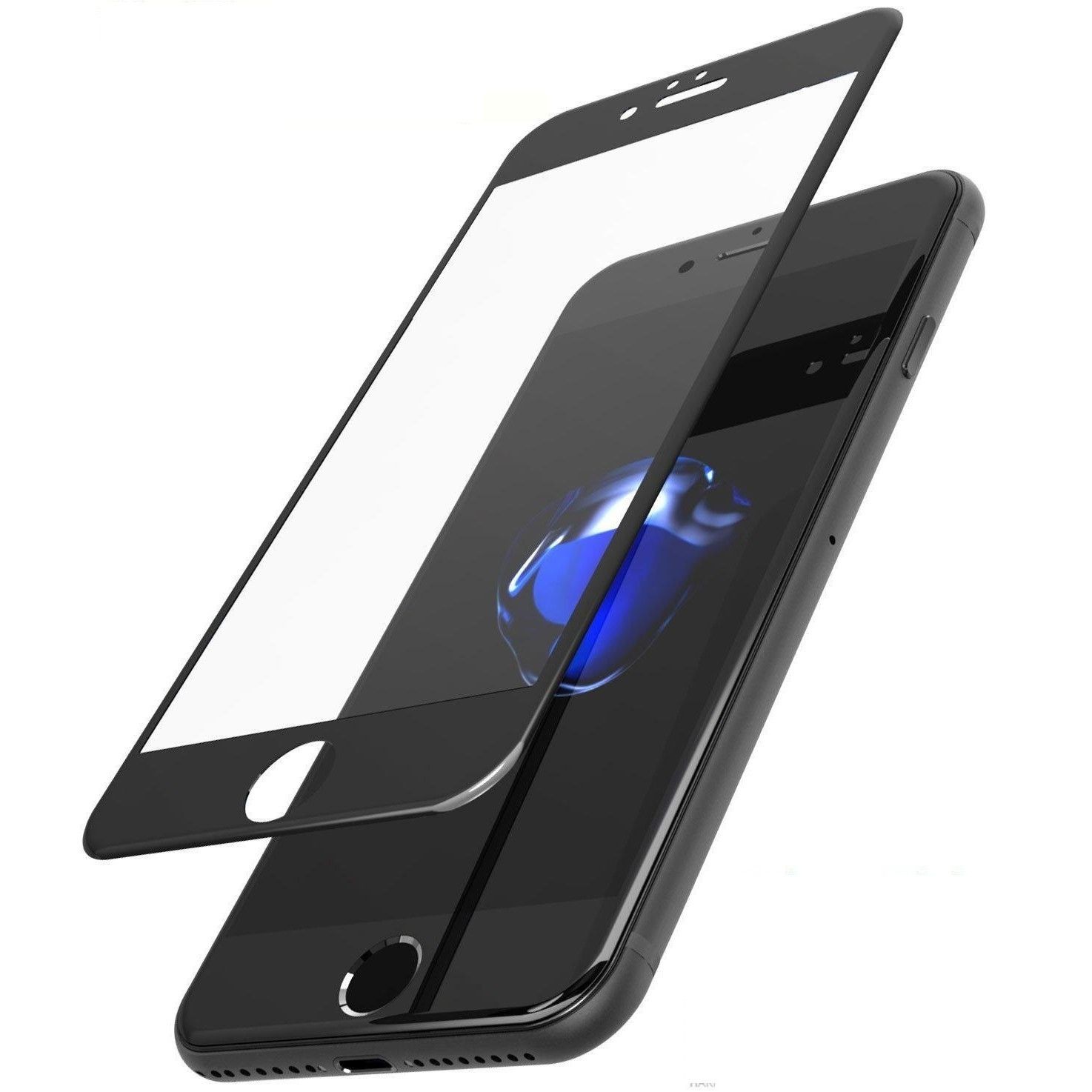 Folie Sticla Apple iPhone 8 Plus Full Face Negru - Image 3