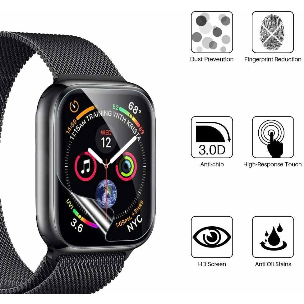 Folie Sticla Flippy pentru Apple Watch Series 2/3 38 mm UV Nano Water Transparent - Image 7