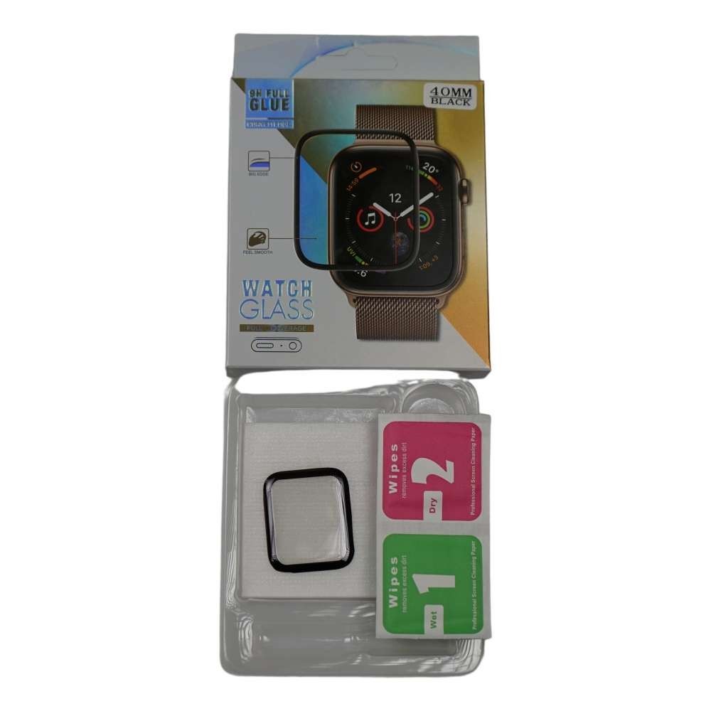 Folie de Sticla pentru Apple Watch Series 4/5 44 mm Adeziv pe Margine, Transparenta - Image 4