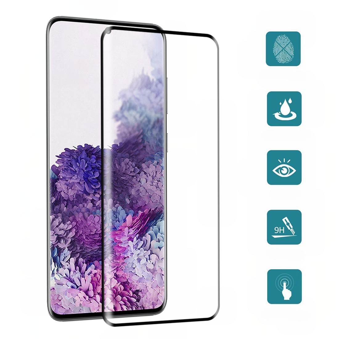 Folie Sticla Curbata, compatibila cu Samsung S20 Plus, Flippy - Image 2