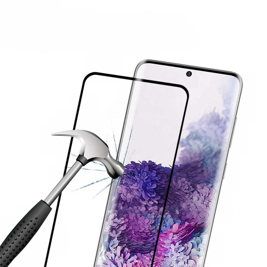 Folie Sticla Curbata, compatibila cu Samsung S20 Plus, Flippy - Image 3
