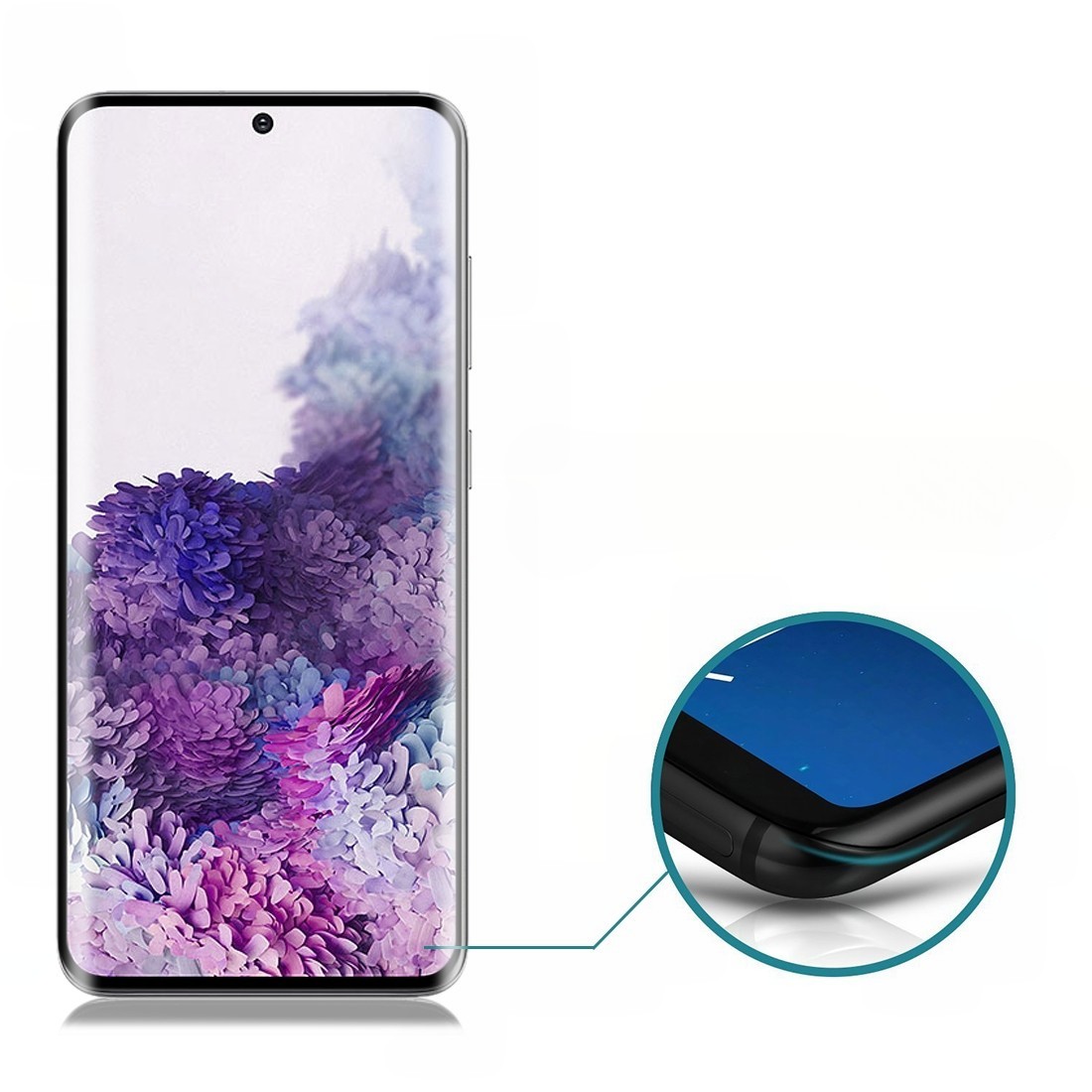 Folie Sticla Curbata, compatibila cu Samsung S20 Plus, Flippy - Image 4