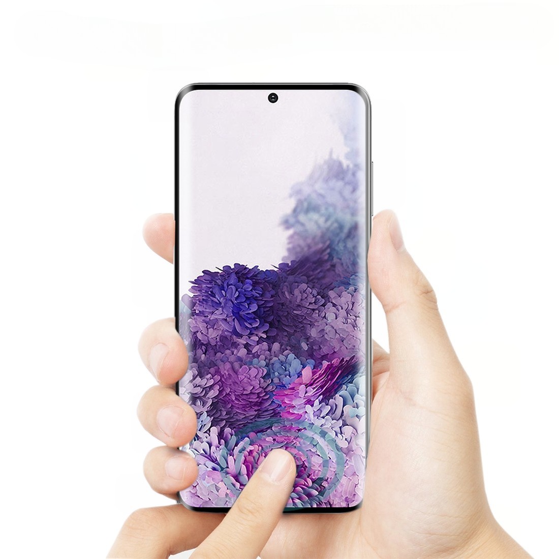 Folie Sticla Curbata, compatibila cu Samsung S20 Plus, Flippy - Image 5