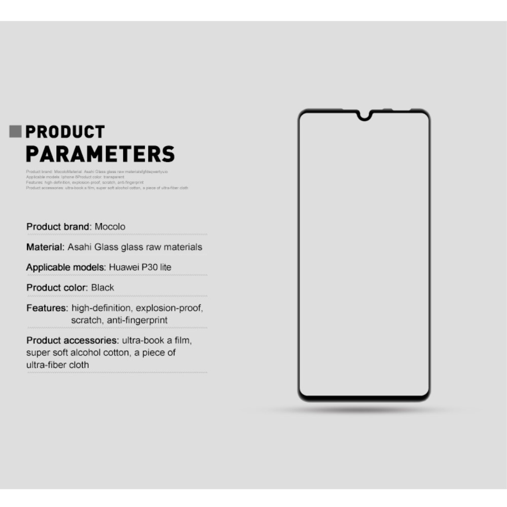 Folie Sticla Flippy® compatibila cu Huawei Y7 2019 111D Negru - Image 17