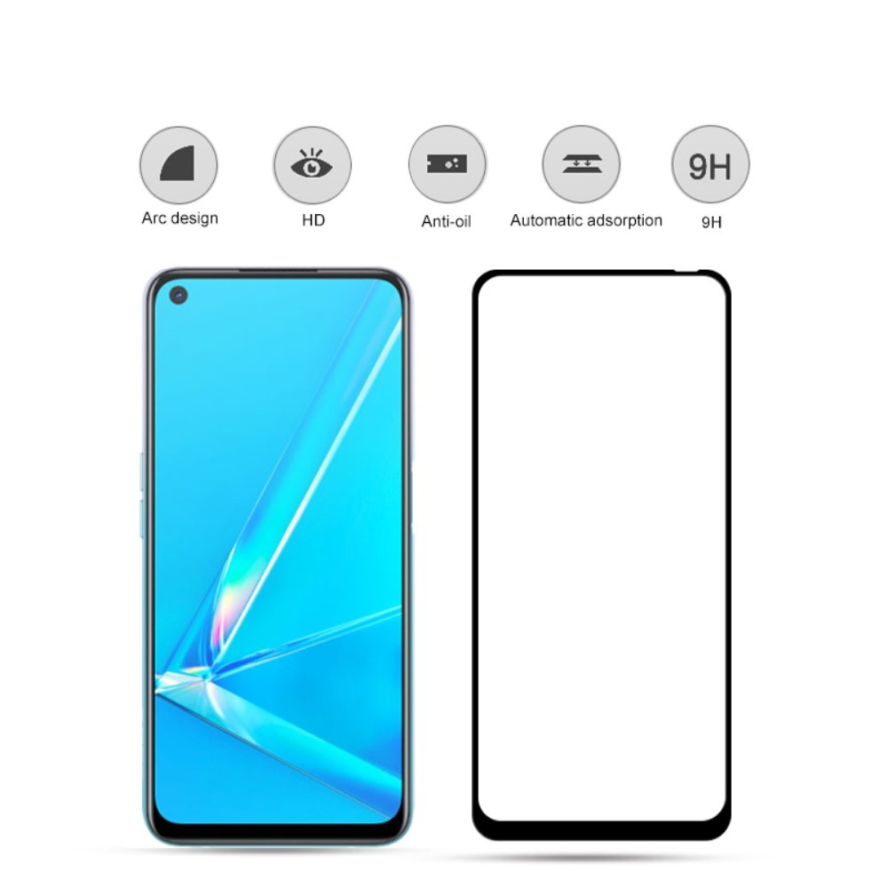 Folie Sticla Flippy® compatibila cu Oppo A72 111D Negru - Image 3