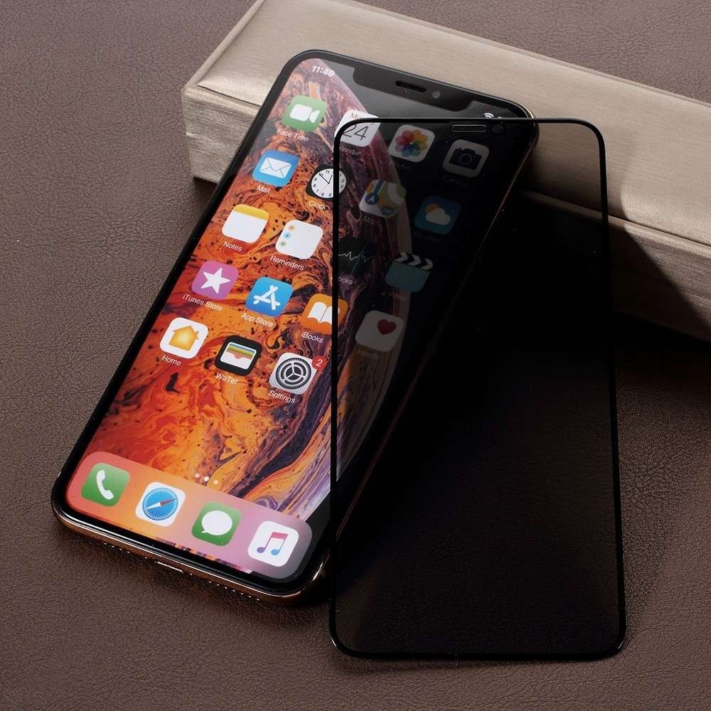 Folie Sticla Huawei P Smart Z Full Glue Privacy Negru - Image 2