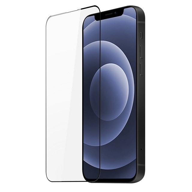 Folie Sticla securizata electrostatica Flippy pentru iPhone 12 Pro Max, Sticla ESD, Top Glass, Anti-static, Negru - Image 2