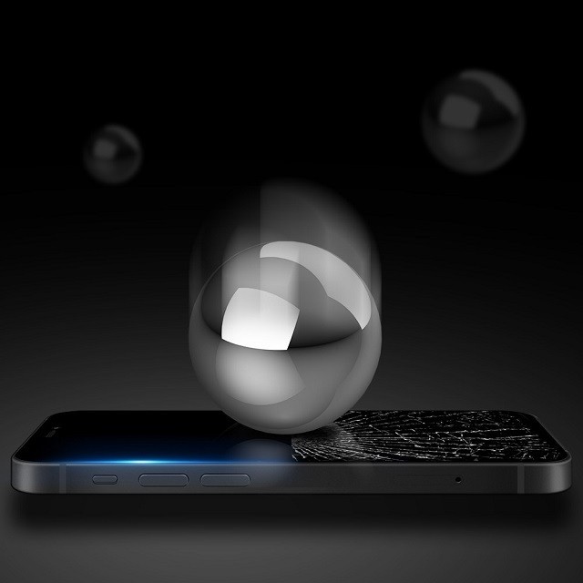 Folie Sticla securizata electrostatica Flippy pentru iPhone 12 Pro Max, Sticla ESD, Top Glass, Anti-static, Negru - Image 3