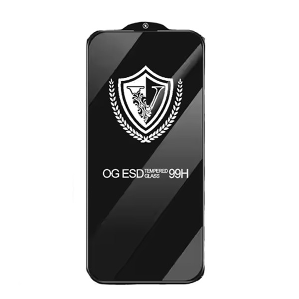 Folie Sticla Securizata, Flippy, compatibila cu Apple iPhone 15 Pro Max, Sticla, Super HD Glass, Anti-static, Margini Negre, 99H OG, Transparent