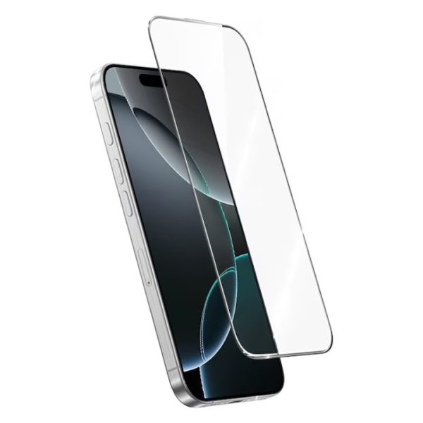 Folie Sticla Securizata, Flippy, compatibila cu Apple iPhone 15 Pro, Sticla ESD, Super HD Glass, Anti-static, Margini Negre, 360 OG, Transparent