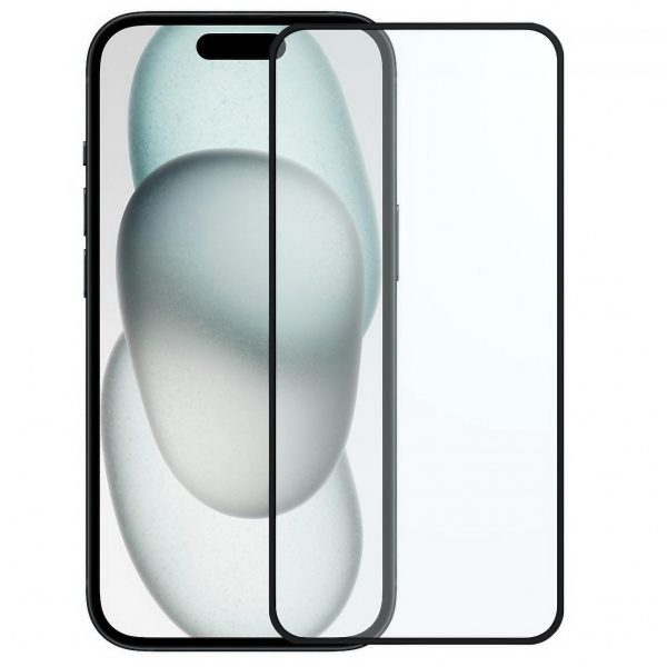 Folie Sticla Securizata, Flippy, Pentru Apple iPhone 16 Pro, Full Glue, Margini Negre, Transparent