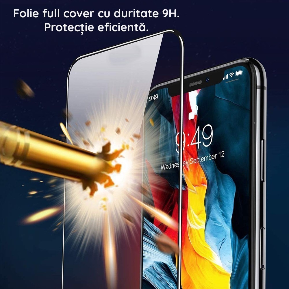 Folie Sticla Securizata, Flippy,, compatibila cu Samsung Galaxy S7, Transparenta HD , 9H, Transparent - Image 2