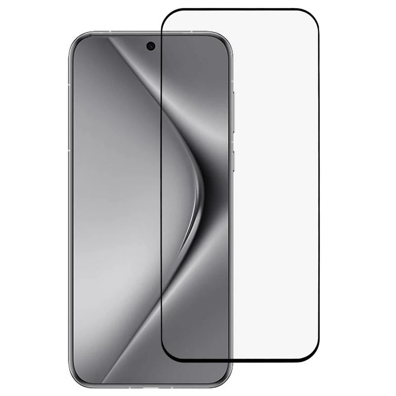 Folie Sticla Securizata, Flippy,Pentru Huawei Pura 70 Pro, Full Glue, Margini Negre, Transparent