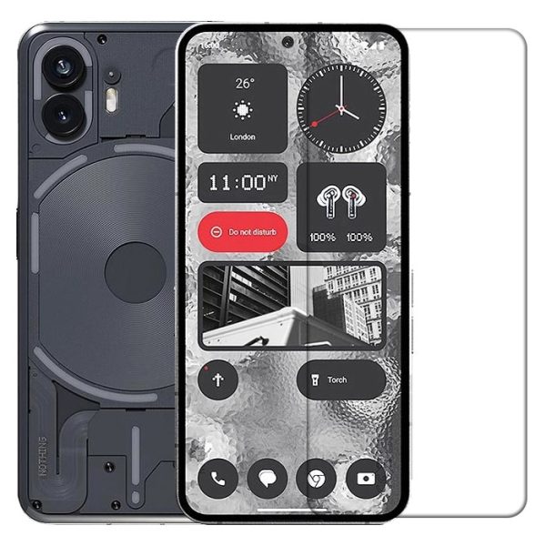 Folie Sticla Securizata pentru Nothing Phone 2, Flippy, Sticla de protectie Compatibila cu Nothing Phone 2, 2.5D, HD, Transparenta