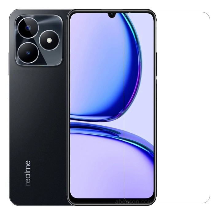 Folie Sticla Securizata pentru Realme C53, Flippy, Sticla de protectie Compatibila cu Realme C53, 2.5D, HD, Transparenta