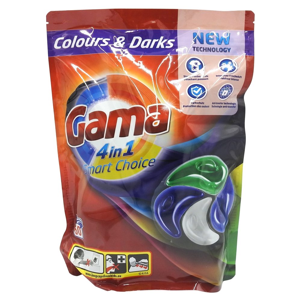 Gama Detergent Capsule 60 buc Color Dark