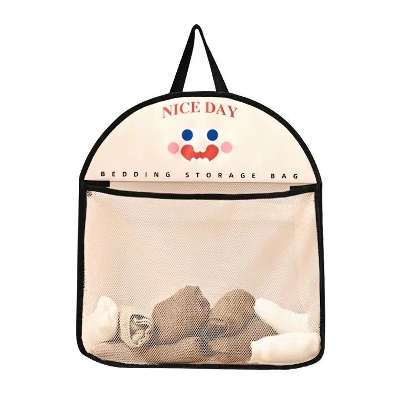 Geanta de Depozitare, Flippy, Tip Saculet, de Agatat, Multifunctionala, din Plasa, 40 x 10 x 44 cm, Negru