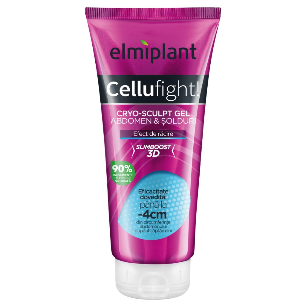 Gel Anticelulitic, Elmiplant, Cellufight Cryo Sculp, 200 ml