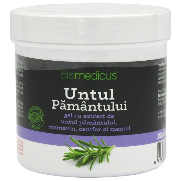Gel, Biomedicus, Masaj Terapeutic 250 ml Untul Pamantului