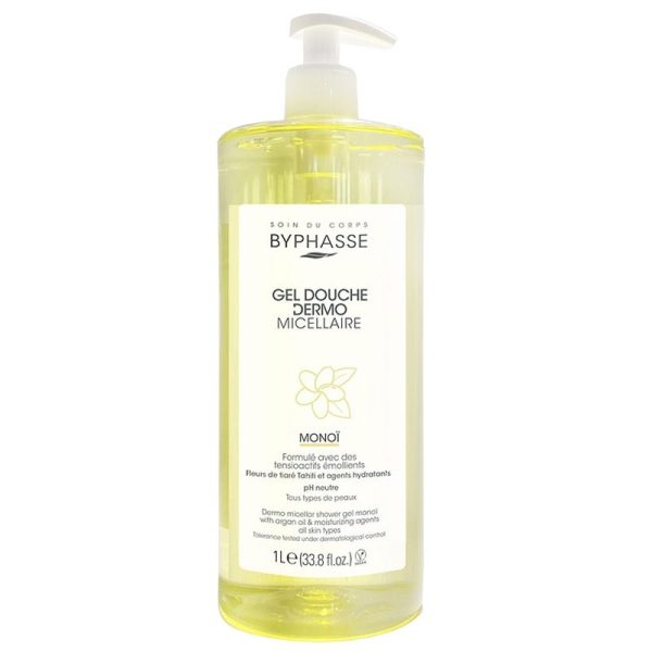Gel de Dus, Byphasse, Dermo Micelar 1000 ml Fleur de Tiare
