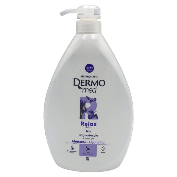 Gel de Dus Hidratant, Dermomed, 1 L, Talc Iris