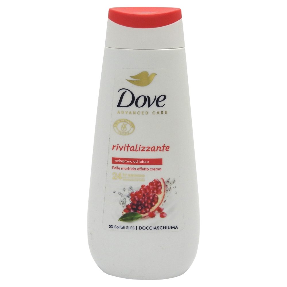 Gel de Dus, Dove, Advance Care 225 ml, Revitalizant, Aroma Rodie