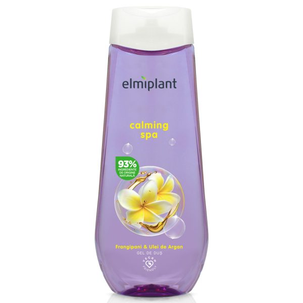 Gel de Dus, Elmiplant, Cu Frangipani si Ulei de Argan, 400 ml