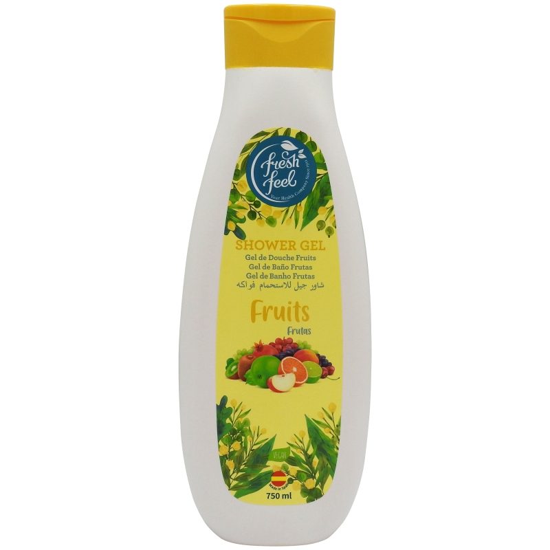 Gel de Dus, Fresh Feel, 750 ml Fructe