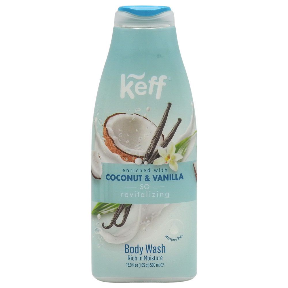 Gel de Dus, Keff, 500 ml Vanilla Coconut