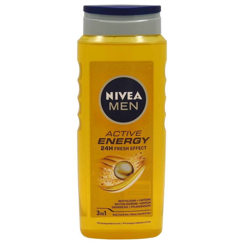 Gel de Dus, Nivea, 500 ml Men Active Energy