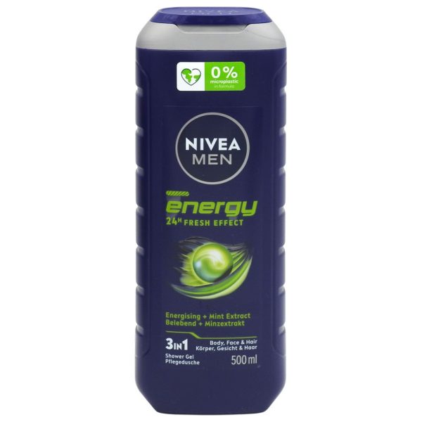 Gel de Dus, Nivea, 500 ml Men Energy