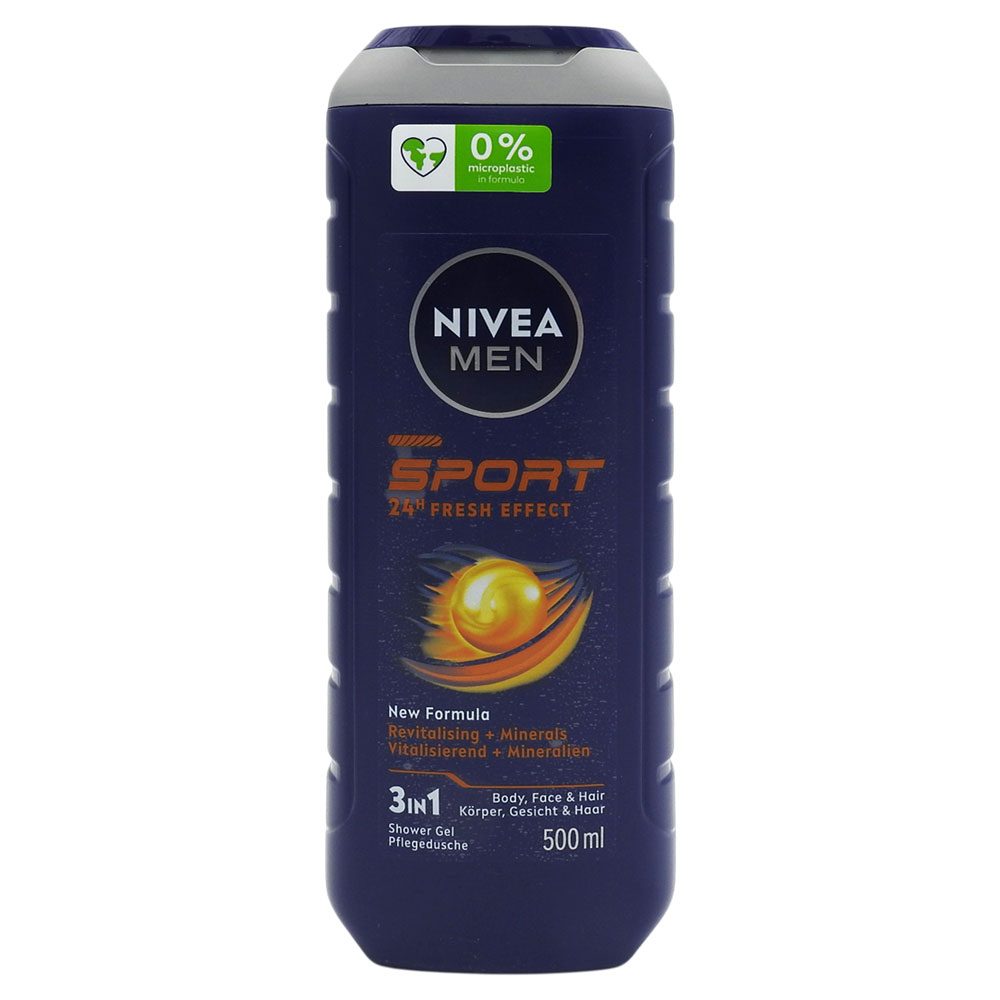 Gel de Dus, Nivea, 500 ml Men Sport