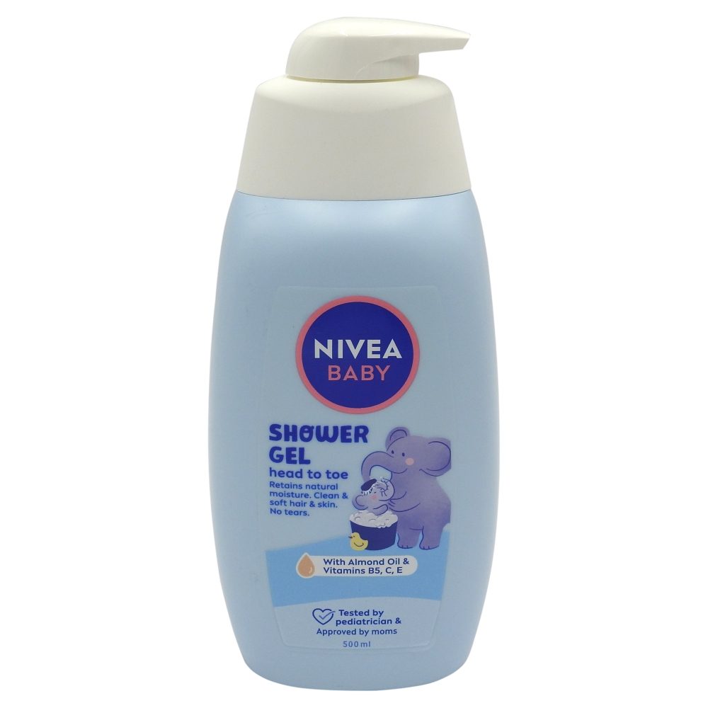 Gel de Dus, Nivea Baby, 500 ml Ulei Migdale Vitamine