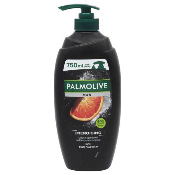 Gel de Dus, Palmolive, Pompita 750 ml Men Energising Citrus Oil Magnesium