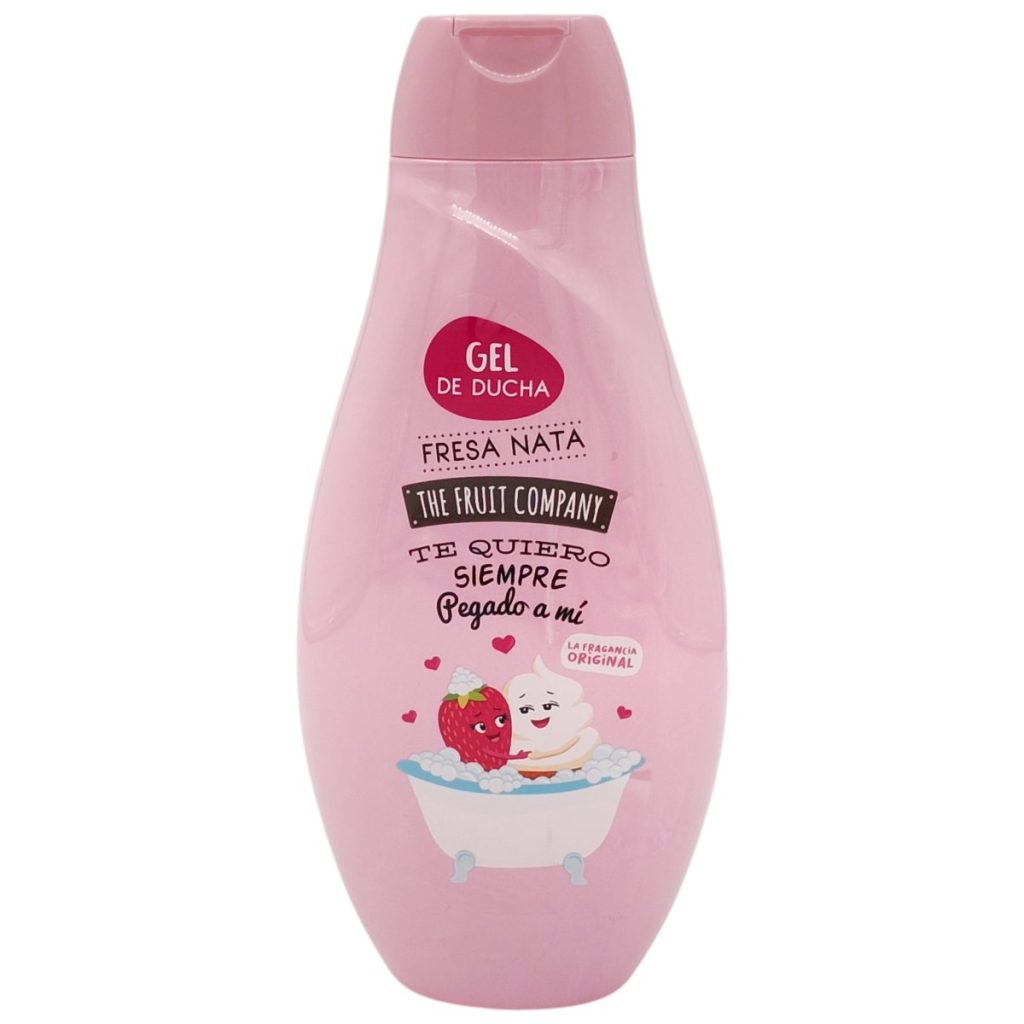 Gel de Dus, The Fruit Company, 600 ml Fresa Nata