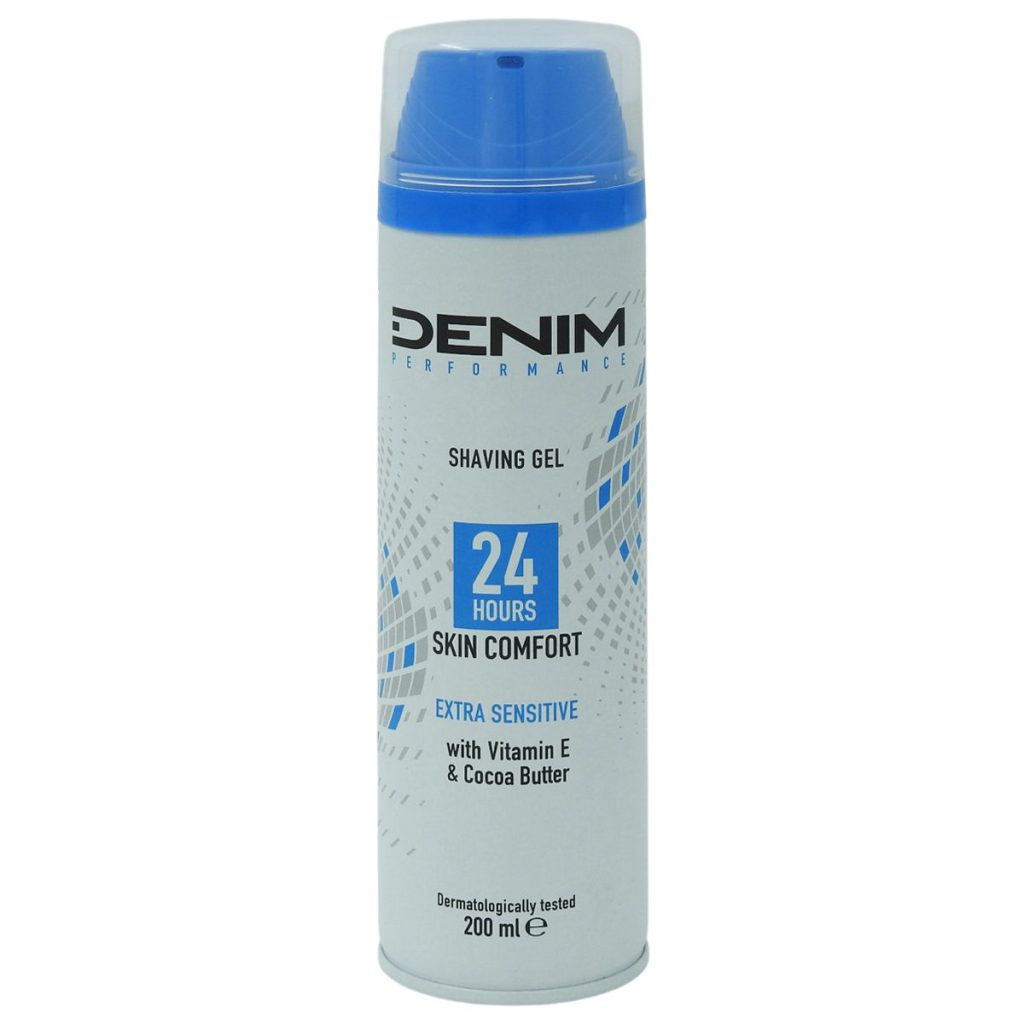 Gel, Denim, Ras 200 ml Extra Sensitive