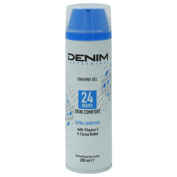 Gel, Denim, Ras 200 ml Extra Sensitive
