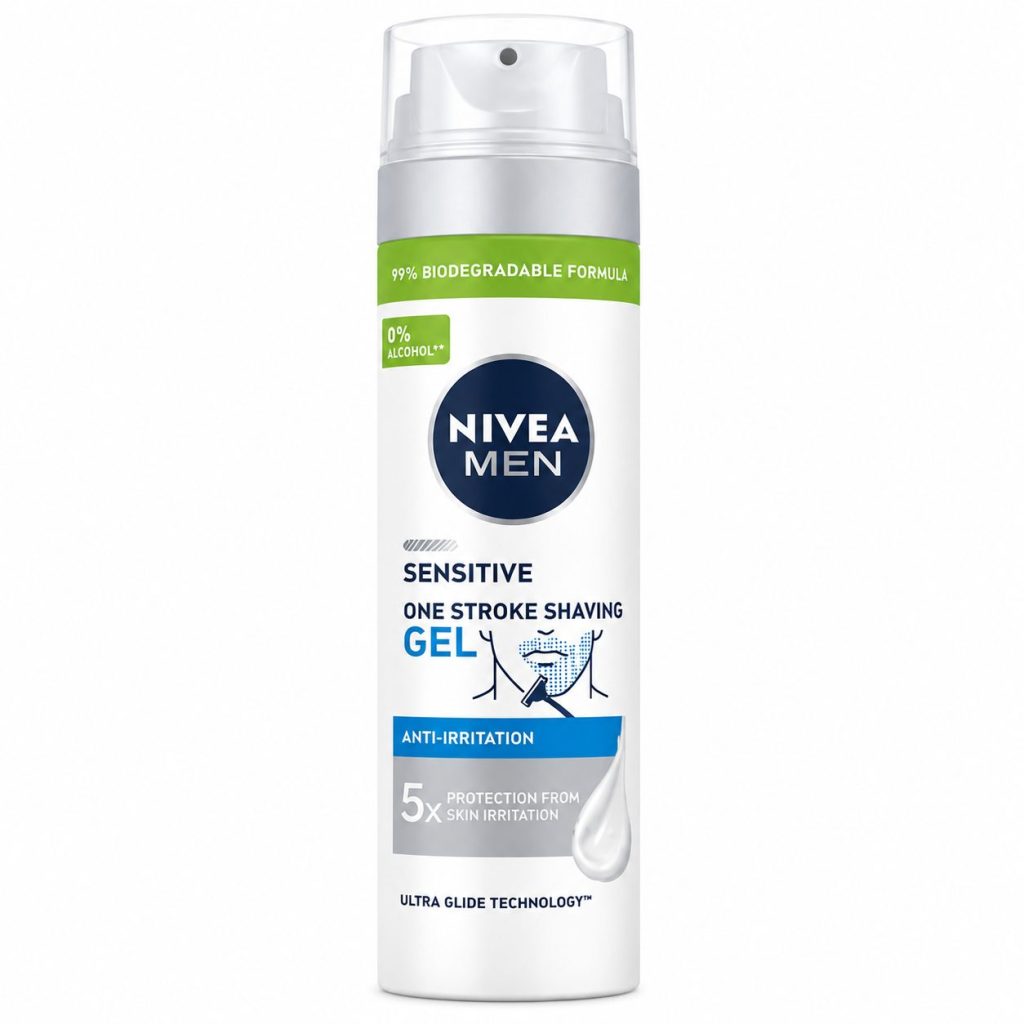 Gel, Nivea, Ras 200 ml Sensitive 3 Day