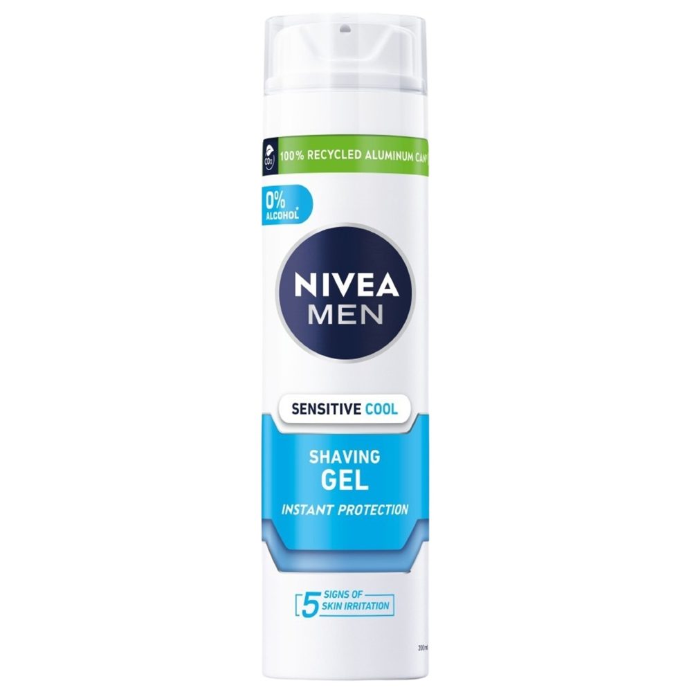 Gel, Nivea, Ras 200 ml Sensitive Cool