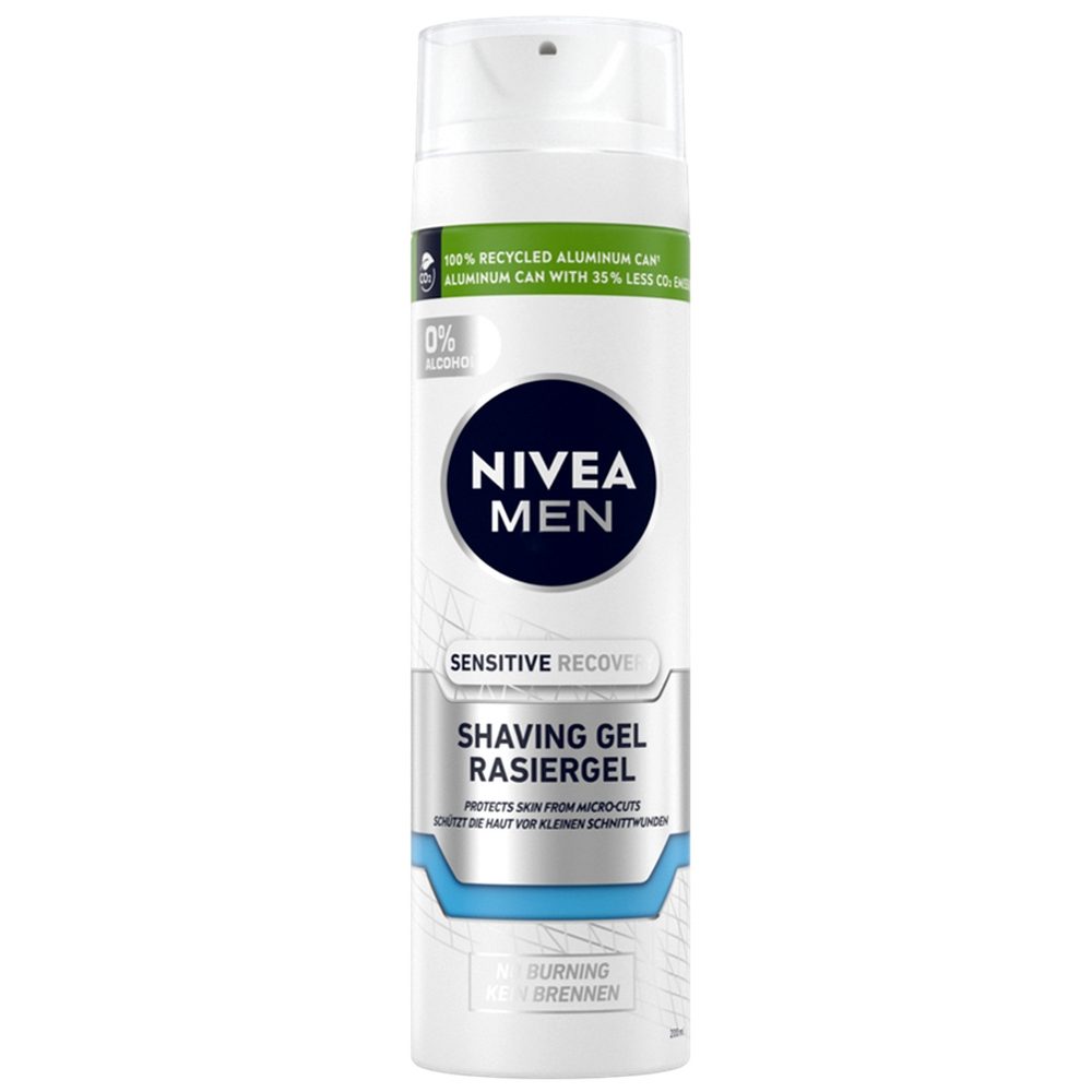 Gel, Nivea, Ras 200 ml Sensitive Recovery