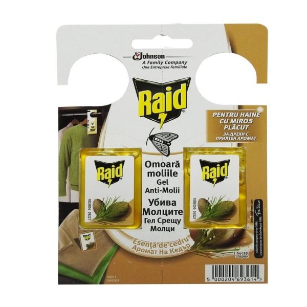 Gel, Raid Antimolii, 2 buc Cedru
