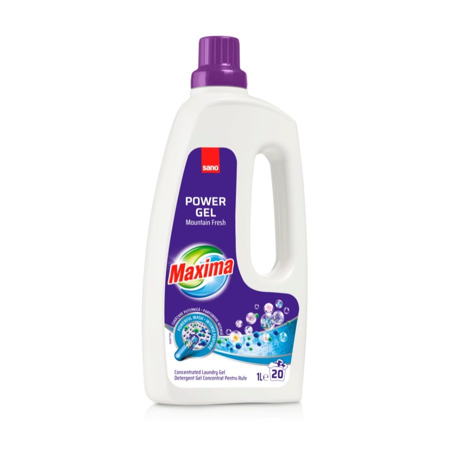 Gel, Sano Maxima Detergent, 1 L Mountain Fresh 20 spalari