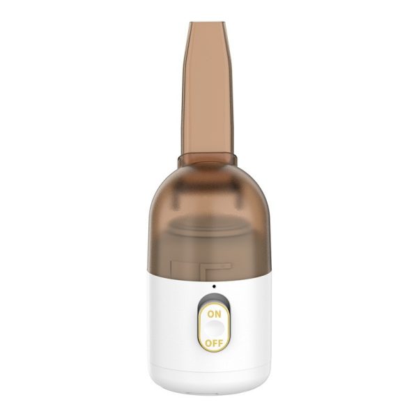 Aspirator Portabil pentru Automobil, Flippy, Aspirator mic fara Fir, pentru Casa si Masina, incarcare USB, 2 in 1, 16.3x6 cm, Alb