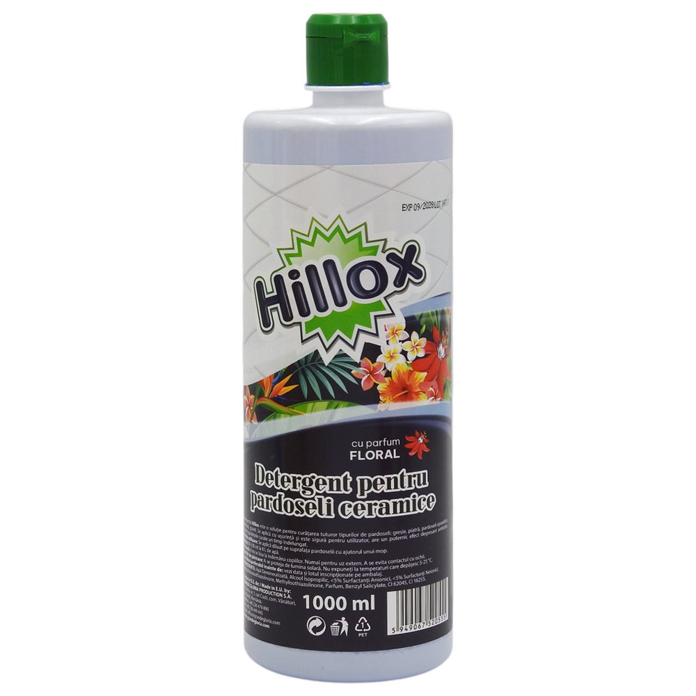 Hillox Detergent Pardoseli 1 L Suprafete Ceramice Floral