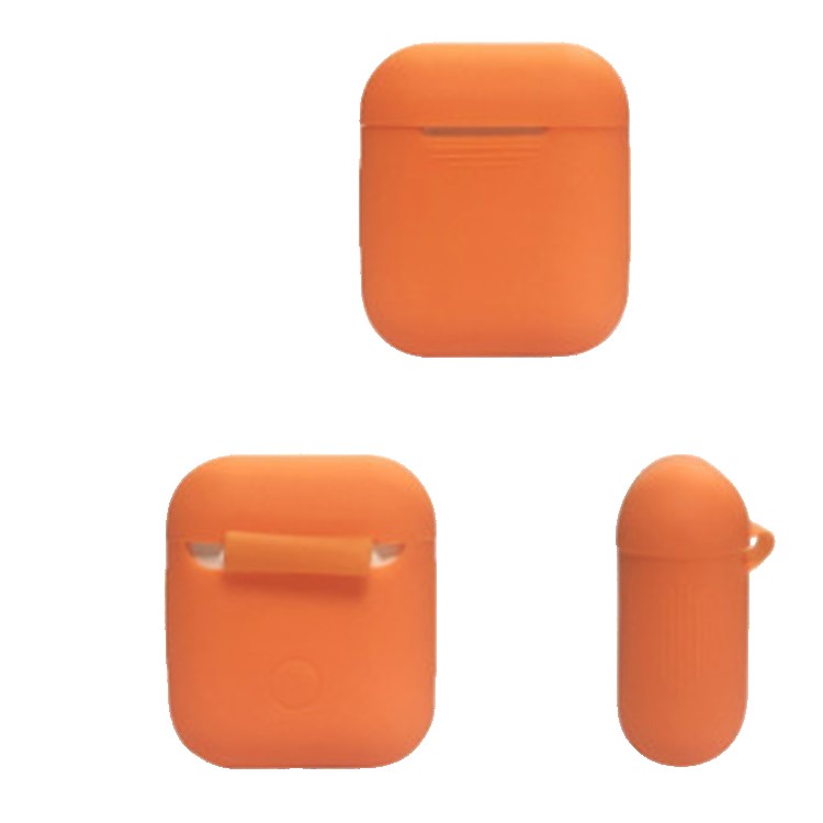 Husa AirPods cu Inel Prindere Portocaliu - Image 5