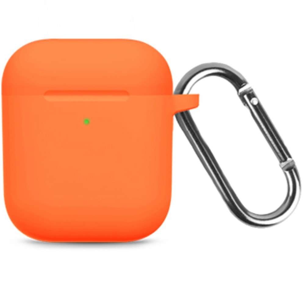 Husa AirPods cu Inel Prindere Portocaliu - Image 7