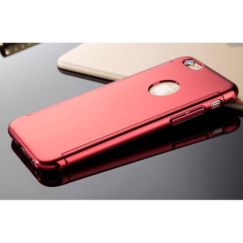 Husa Apple iPhone 6/6S 6 Joyroom (Fata + Spate) Rosu + Folie de protectie - Image 8